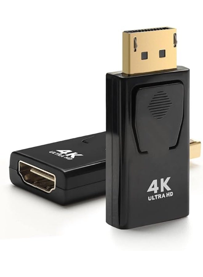 DisplayPort to HDMI Adapter (2-pack) – Supports 4K and 1080p Display – Practical and Easy to Use - Image 1